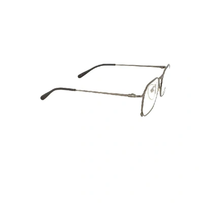 Shop Jean Paul Gaultier Men's Grey Metal Glasses