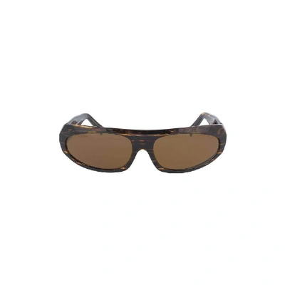 Shop Alain Mikli Men's Brown Acetate Sunglasses