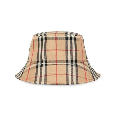 Shop Burberry Beige Cotton Hat