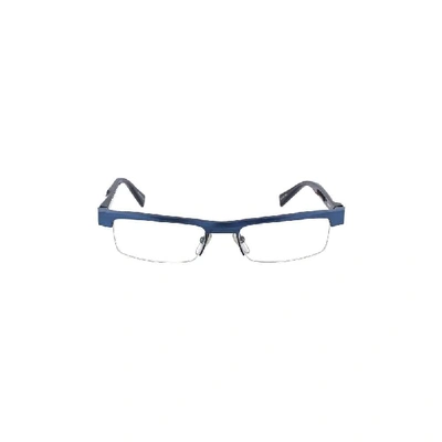 Shop Alain Mikli Men's Blue Acetate Glasses