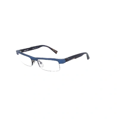 Shop Alain Mikli Men's Blue Acetate Glasses