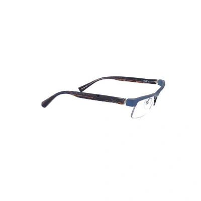 Shop Alain Mikli Men's Blue Acetate Glasses