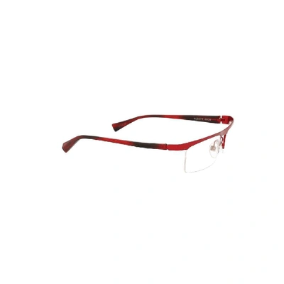 Shop Alain Mikli Men's Red Metal Glasses