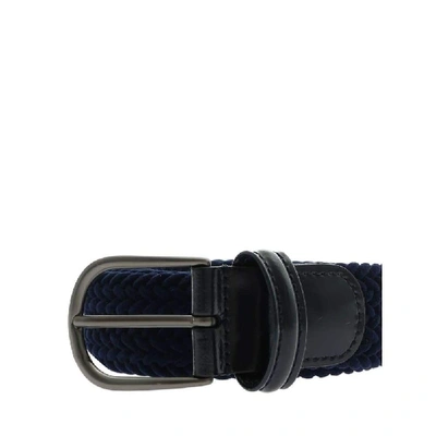 Shop Anderson's Blue Velvet Belt