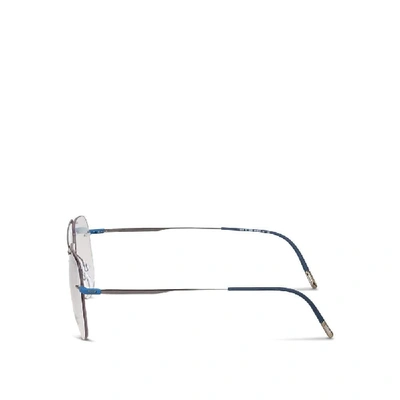 Shop Silhouette Men's Silver Metal Glasses