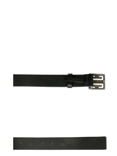 Shop Givenchy Black Leather Belt