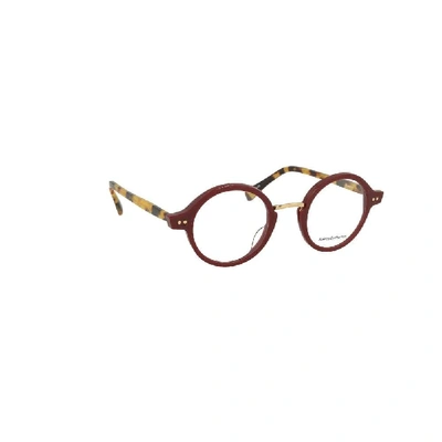 Shop Kaleos Men's Red Acetate Glasses