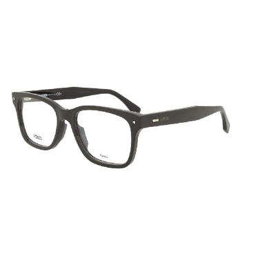 Shop Fendi Men's Black Acetate Glasses