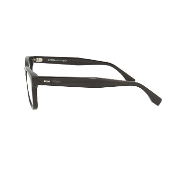 Shop Fendi Men's Black Acetate Glasses