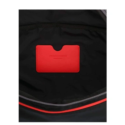 Shop Alexander Mcqueen Men's Black Polyamide Belt Bag