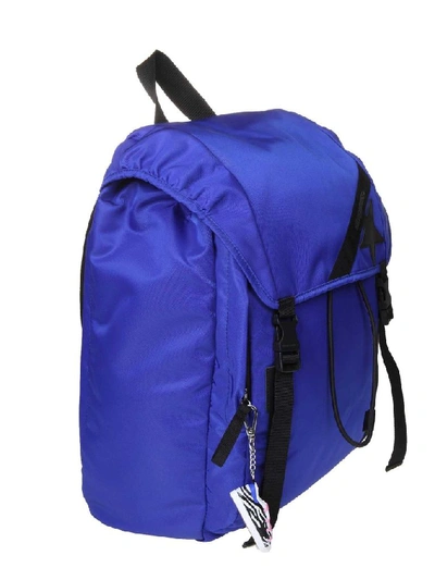 Shop Golden Goose Blue Polyamide Backpack
