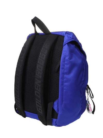 Shop Golden Goose Blue Polyamide Backpack