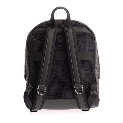 Shop Ferragamo Salvatore  Men's Black Polyurethane Backpack