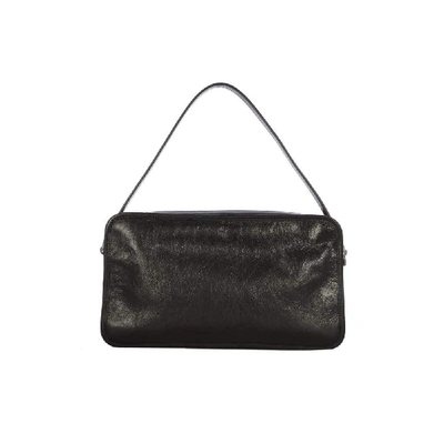 Shop Gucci Men's Black Leather Messenger Bag