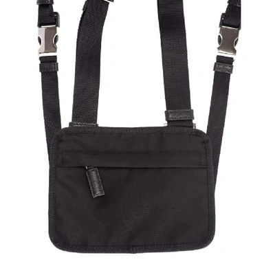 Shop Prada Men's Black Polyester Messenger Bag