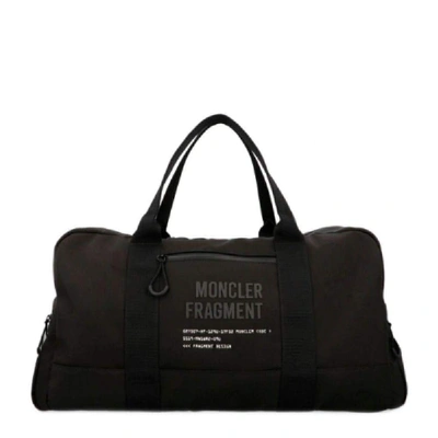 Shop Moncler Silver Travel Bag