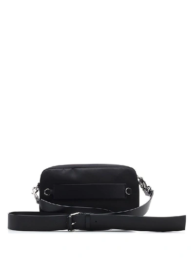 Shop Valentino Black Leather Messenger Bag