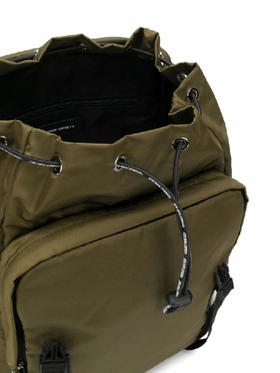 Shop Golden Goose Green Polyamide Backpack