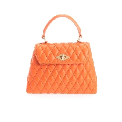 Shop Ballantyne Orange Leather Handbag