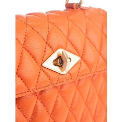 Shop Ballantyne Orange Leather Handbag