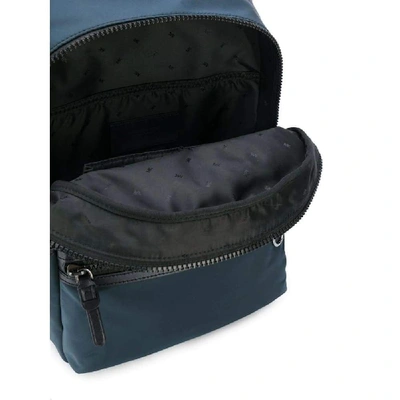 Shop Michael Kors Blue Nylon Backpack