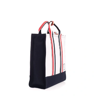 Shop Thom Browne Multicolor Cotton Handbag