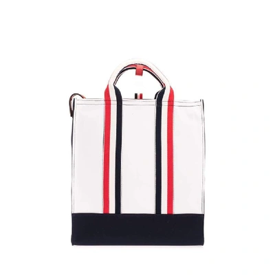 Shop Thom Browne Multicolor Cotton Handbag