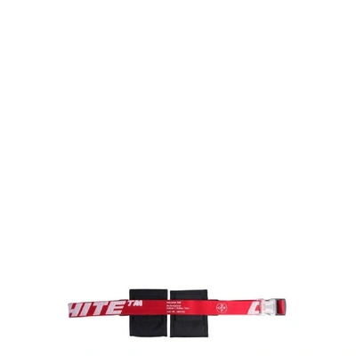 Shop Off-white Men's Black Elastane Belt Bag