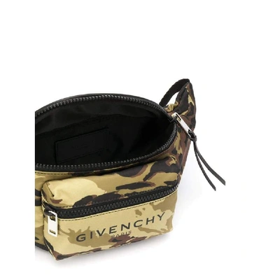 Shop Givenchy Green Polyester Belt Bag