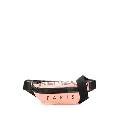 Shop Kenzo Men's Pink Polyester Belt Bag