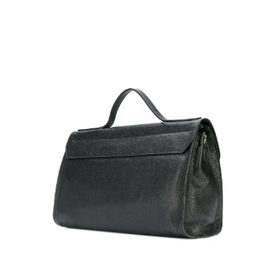 Shop Zanellato Black Leather Travel Bag