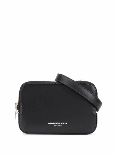 Shop Alexander Wang Men's Black Leather Belt Bag