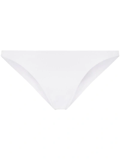 Shop Melissa Odabash New York Classic Bikini Bottoms In White