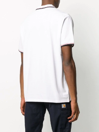Shop Carhartt Short Sleeve Polo Shirt In White
