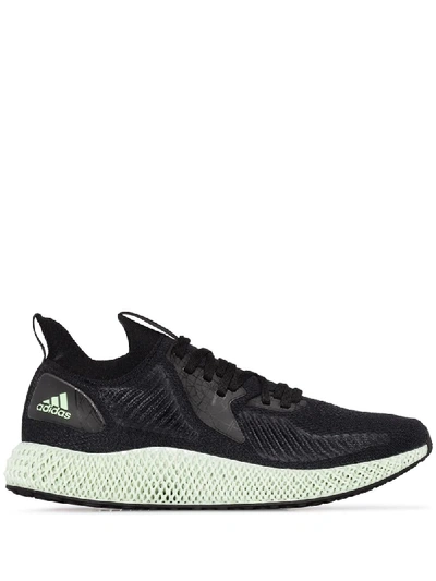 Shop Adidas Originals Alphaedge 4d Sneakers In Black