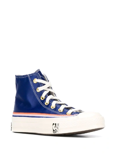 Shop Converse Breaking Down Barriers Chuck 70 Sneakers In Blue