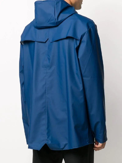 Shop Rains Lightweight Rain Jacket In Blue