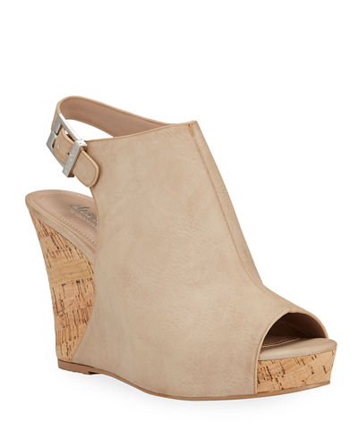 charles david wedge heels