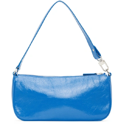 Shop By Far Blue Rachel Bag In Bu Blue