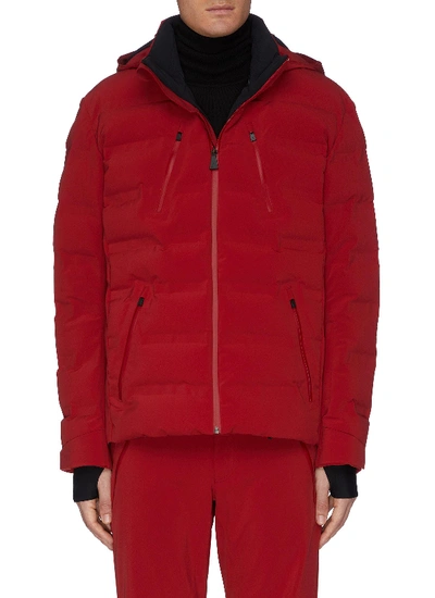 Shop Aztech Mountain 'nuke Suit' Hooded Waterproof Puffer Jacket In Red