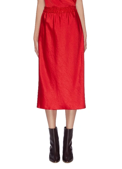 Shop Theory 'esy' Midi Skirt In Red