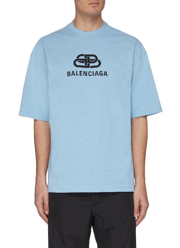 baby blue balenciaga t shirt