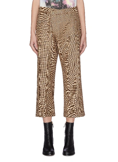 Shop R13 Crossover Wide Leg Pants In Brown