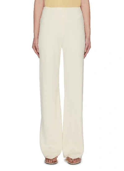 Shop The Row 'gala' Cady Wide Leg Pants In White