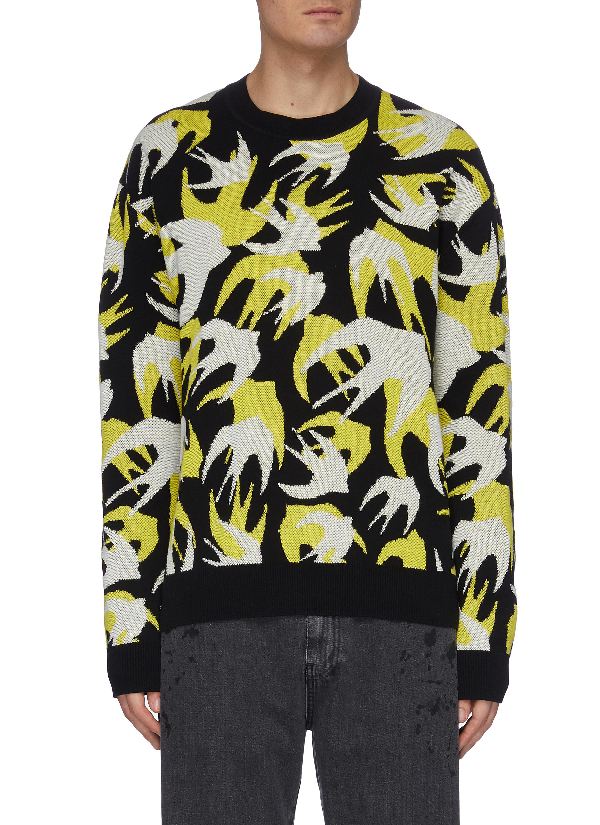 alexander mcqueen swallow sweater