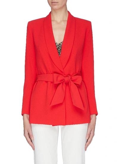 Shop Alice And Olivia 'denny' Shawl Lapel Belted Boyfriend Blazer