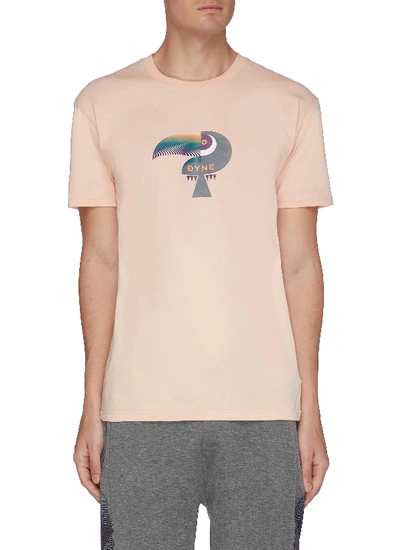 Shop Dyne Toucan Graphic Print Crewneck T-shirt In Pink
