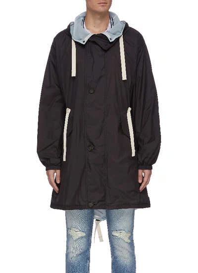 Shop Acne Studios Ripstop Fishtail Parka In Black