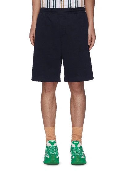 Shop Acne Studios Garment Dyed Half Waistband Shorts