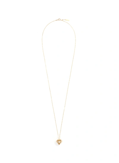 Shop Tasaki 'stellar' Akoya Pearl 18k Yellow Gold Necklace In Metallic